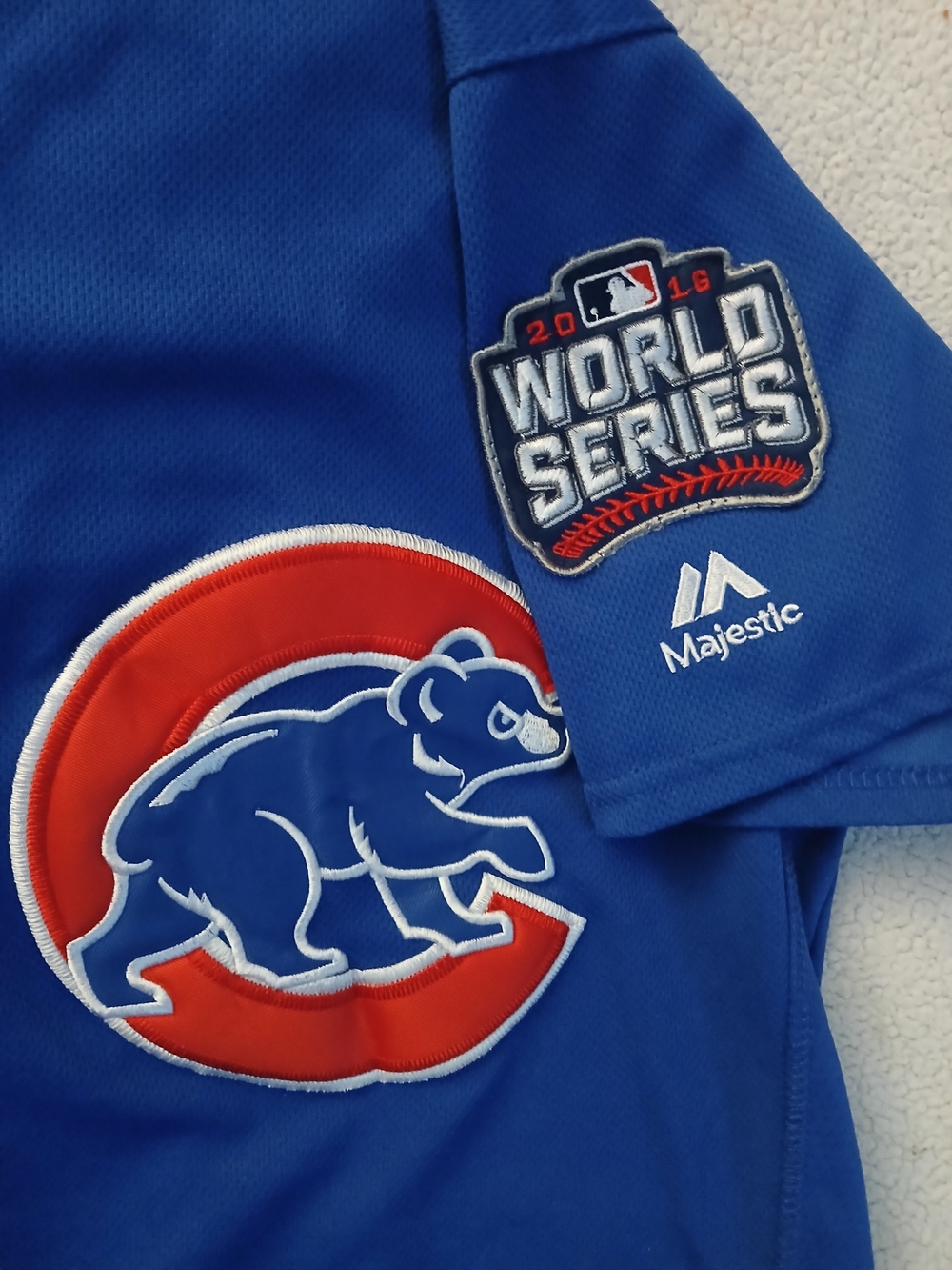 Majestic Chicago Cubs 2016 World Series David Ross Jersey, Size 40
